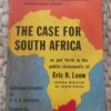 The Case For South Africa — Eric H. Louw secondhand book