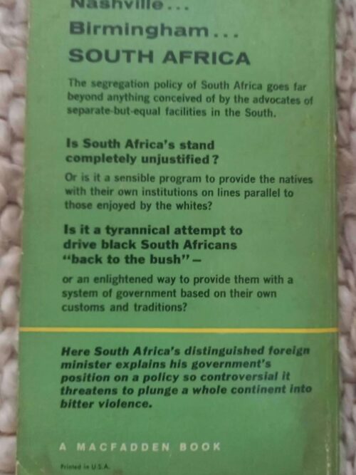 The Case For South Africa — Eric H. Louw secondhand book