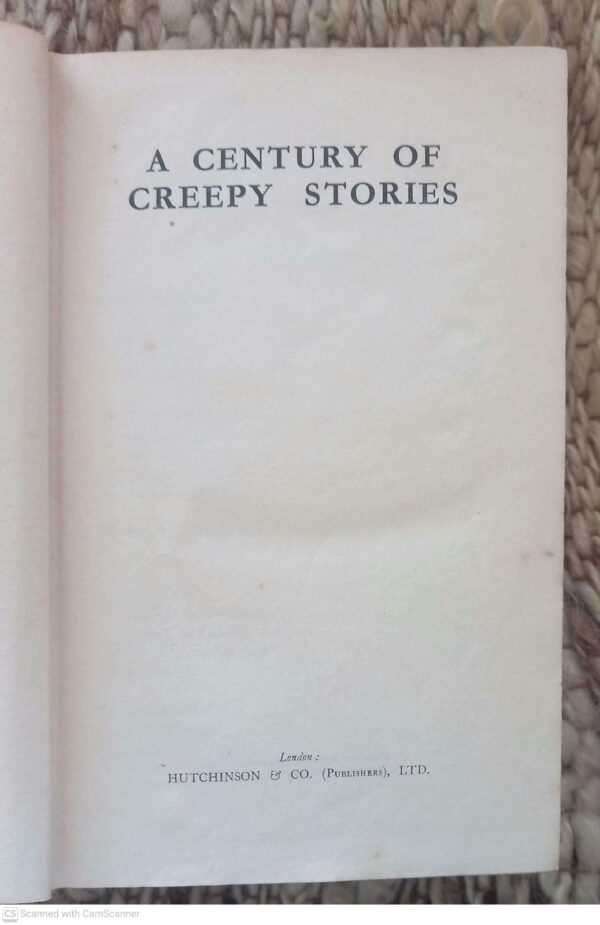 Century of Creepy Stories4 A Century Of Creepy Stories secondhand book