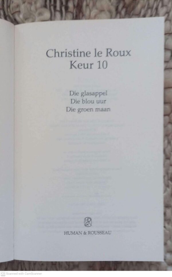 Christine le Roux3 Keur 10 – Christine Le Roux secondhand book