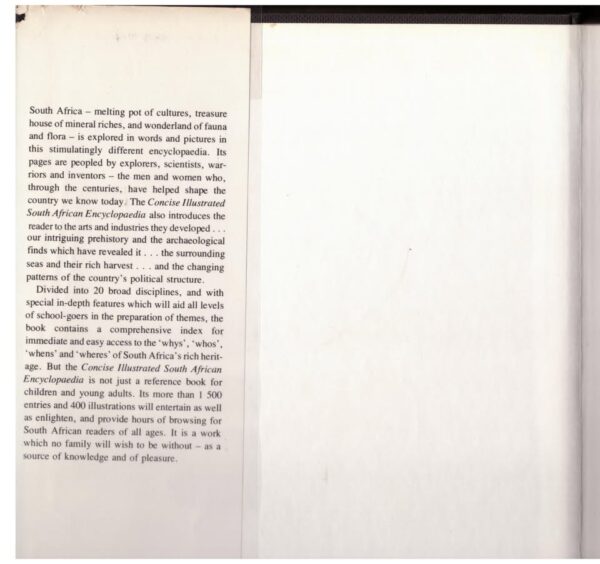 The Concise South African Encyclopaedia – Peter Schirmer secondhand book