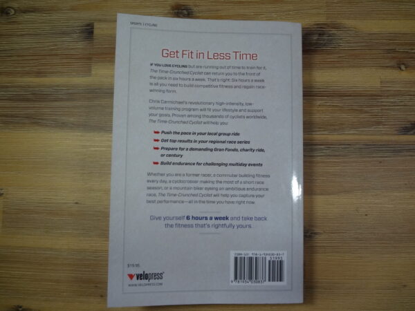 The Time-Crunched Cyclist – Chris Carmichael secondhand book