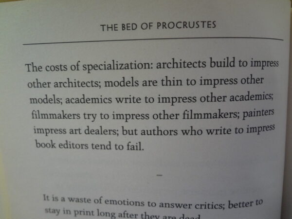 The Bed Of Procrustes – Nassim Nicholas Taleb secondhand book