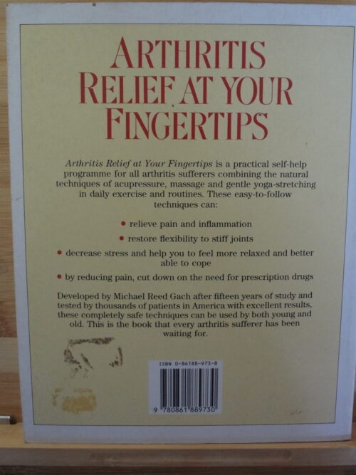 Arthritis Relief At Your Fingertips – Michael Reed Gach secondhand book