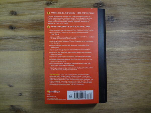 Tools Of Titans – Timothy Ferriss secondhand book