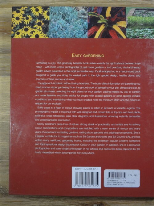 Easy Gardening: A Practical And Inspirational Guide – Nancy Gardiner secondhand book
