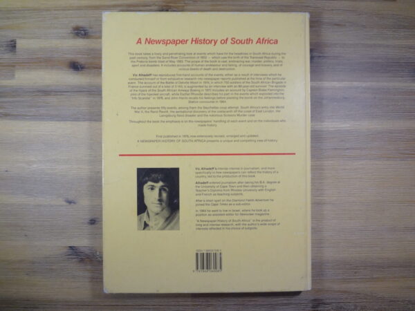 A Newspaper History Of South Africa – Vic Alhadeff secondhand book