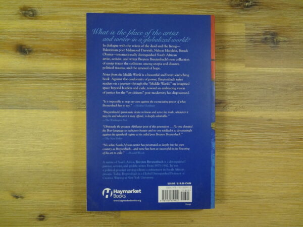 DSC03852 Notes From The Middle World – Breyten Breytenbach secondhand book