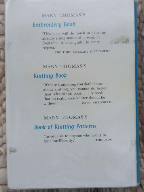 Mary Thomas’s Dictionary Of Embroidery Stitches secondhand book