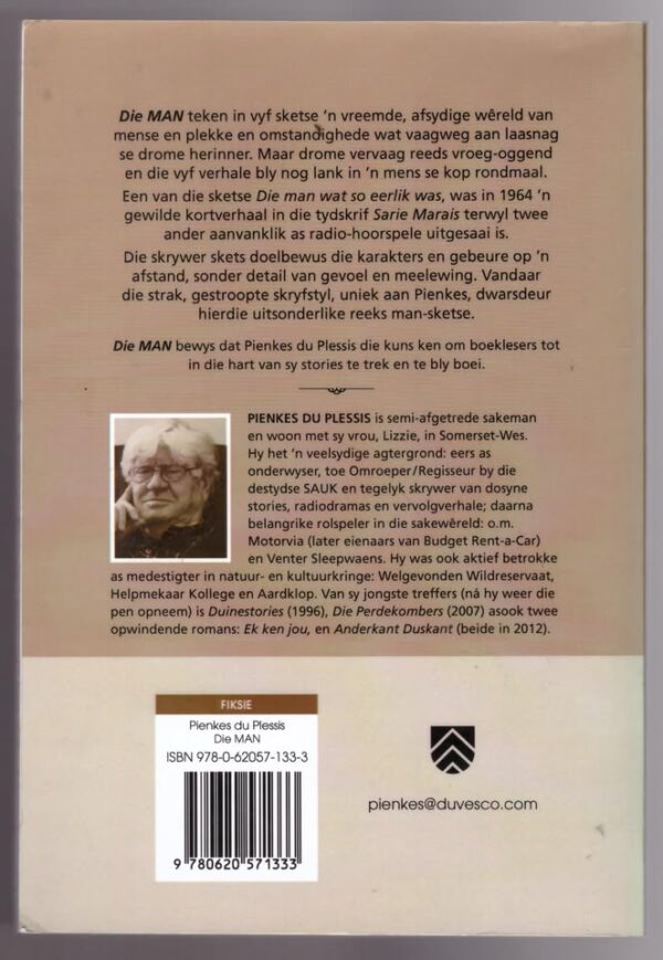 Die Man — Pienkes Du Plessis secondhand book
