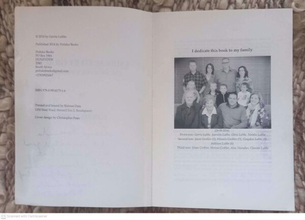 Embraced By Grace: The Story Of A White Ant — Gerrie Lubbe *SIGNED* secondhand book