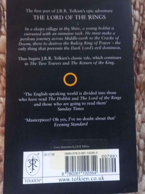 The Lord Of The Rings: The Fellowship Of The Ring, Part 1 — J. R. R. Tolkien secondhand book