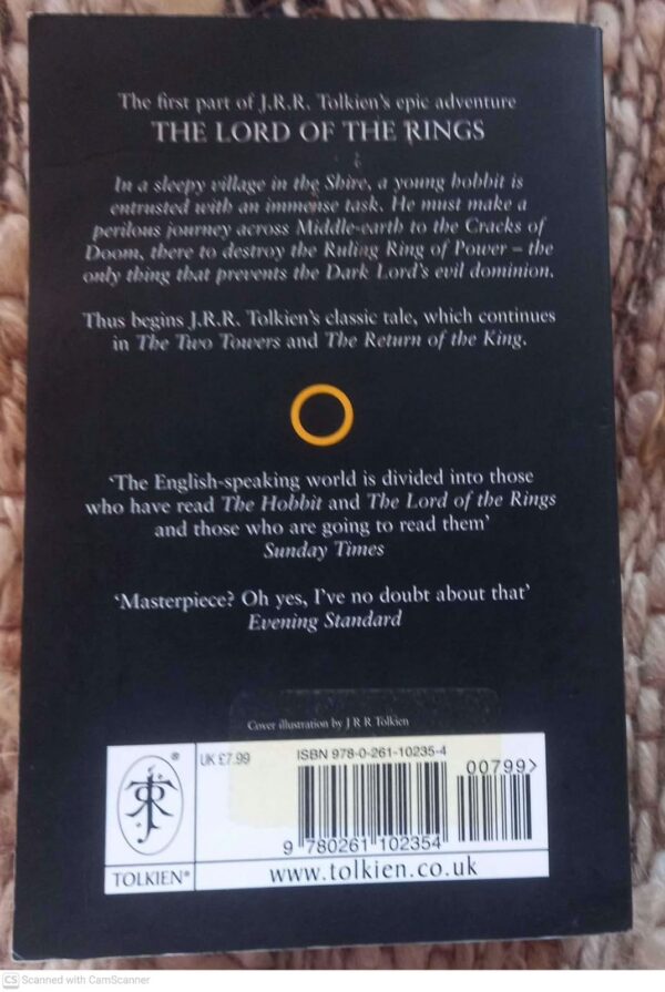 The Lord Of The Rings: The Fellowship Of The Ring, Part 1 — J. R. R. Tolkien secondhand book