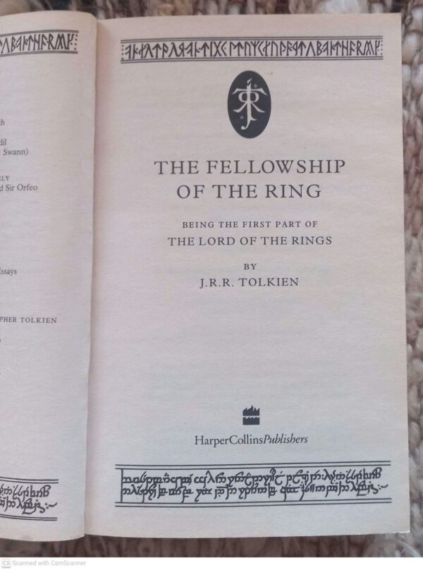The Lord Of The Rings: The Fellowship Of The Ring, Part 1 — J. R. R. Tolkien secondhand book