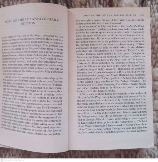 The Lord Of The Rings: The Fellowship Of The Ring, Part 1 — J. R. R. Tolkien secondhand book