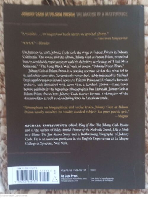 Johnny Cash At Folsom Prison: The Making Of A Masterpiece — Michael Streissguth secondhand book