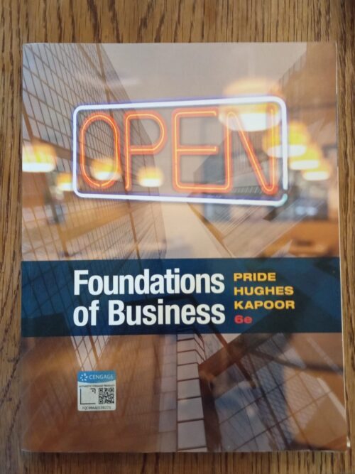 Foundations Of Business – Pride Et Al secondhand book