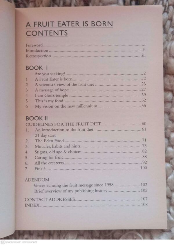 A Fruit Eater Is Born — Essie Honiball **SIGNED** secondhand book