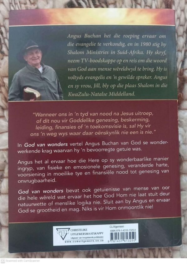 God Van Wonders — Angus Buchan secondhand book