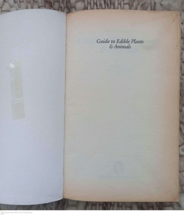 Guide To Edible Plants And Animals — A. D. Livingston, Helen Livingston secondhand book