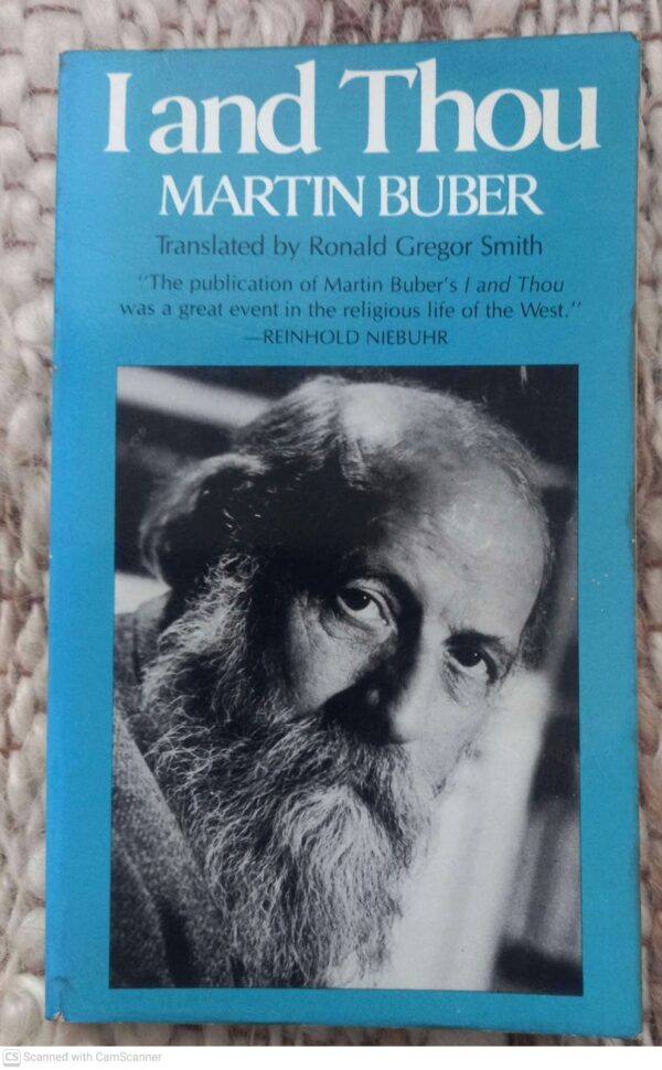 I and Thou1 I And Thou — Martin Buber secondhand book