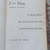 I and Thou3 I And Thou — Martin Buber secondhand book
