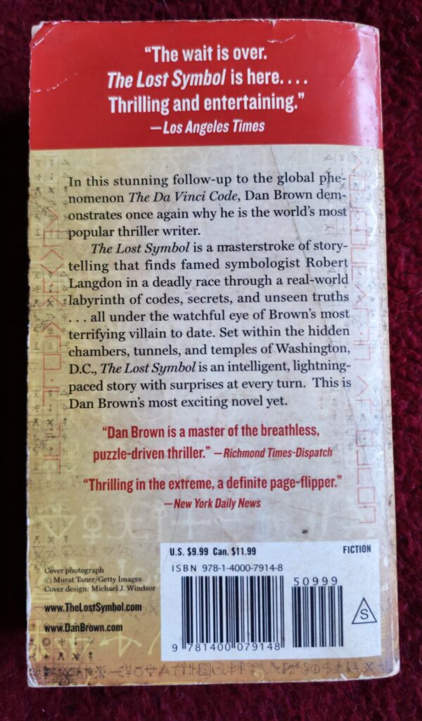 The Lost Symbol – Dan Brown secondhand book