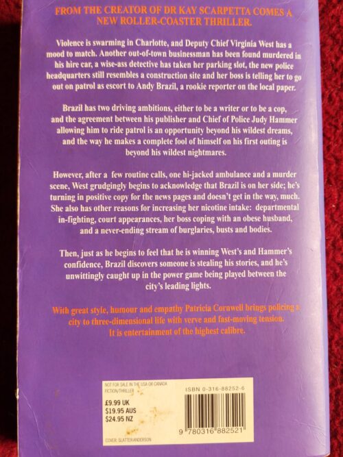 Hornet’s Nest – Patricia Cornwell secondhand book
