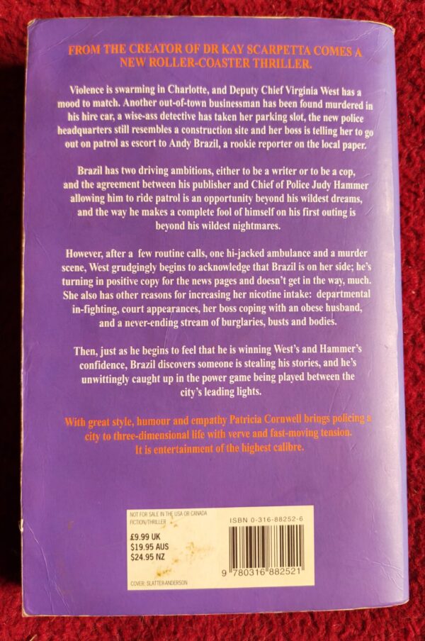 Hornet’s Nest – Patricia Cornwell secondhand book
