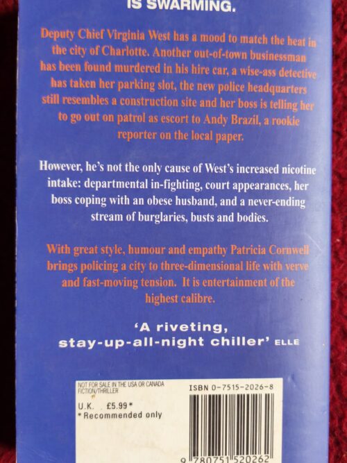 Hornet’s Nest – Patricia Cornwell secondhand book