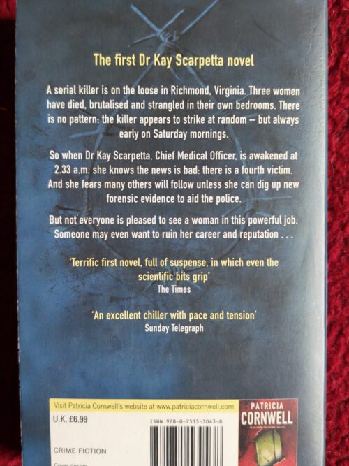 Postmortem – Patricia Cornwell secondhand book