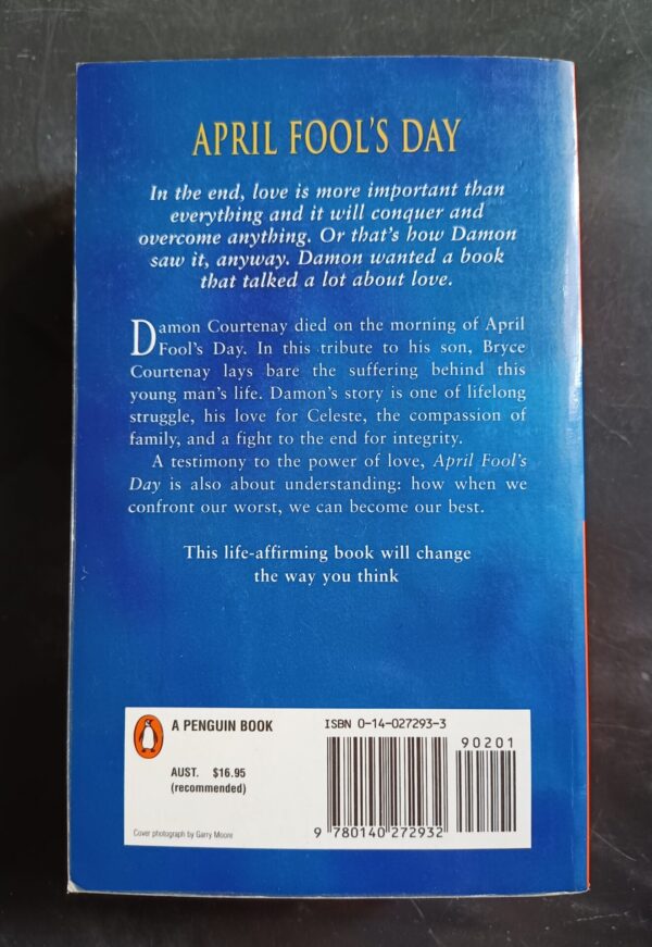 April Fool’s Day – Bryce Courtenay secondhand book