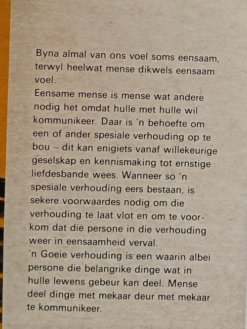 Eensaamheid – Tony Lake secondhand book