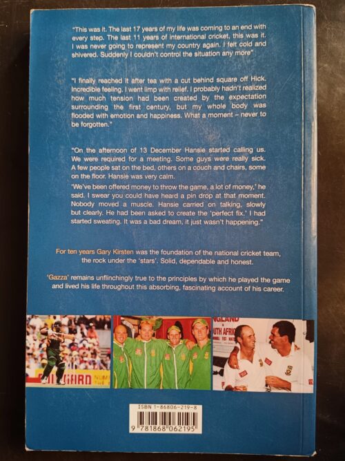 Gazza: The Gary Kirsten Autobiography secondhand book