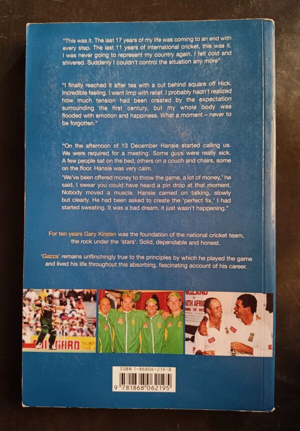 Gazza: The Gary Kirsten Autobiography secondhand book