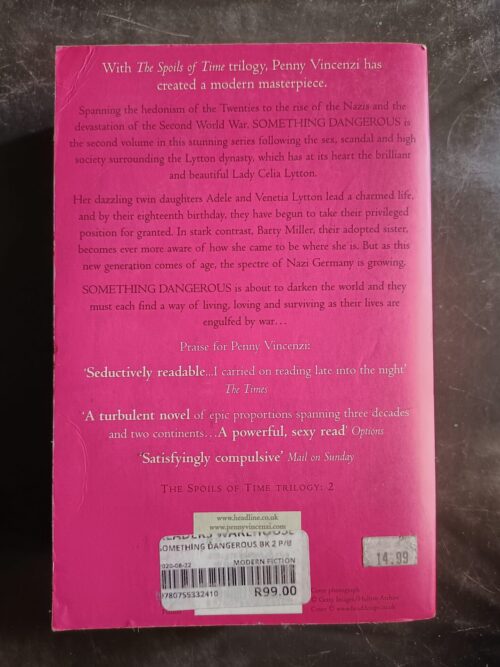 Something Dangerous – Penny Vincenzi secondhand book