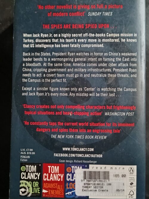 Threat Vector – Tom Clancy secondhand book