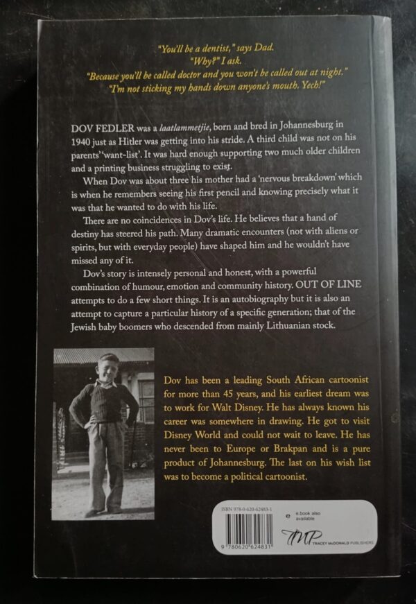 Out Of Line: A Memoir – Dov Fedler secondhand book