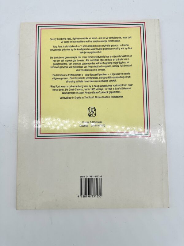 Gasvry Tuis: Die Suid-Afrikaanse Onthaalgids – Rina Pont secondhand book