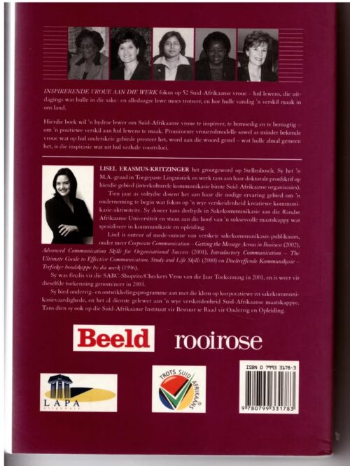 Inspirerende Vroue Aan Die Werk — Lisel Erasmus-Kritzinger secondhand book