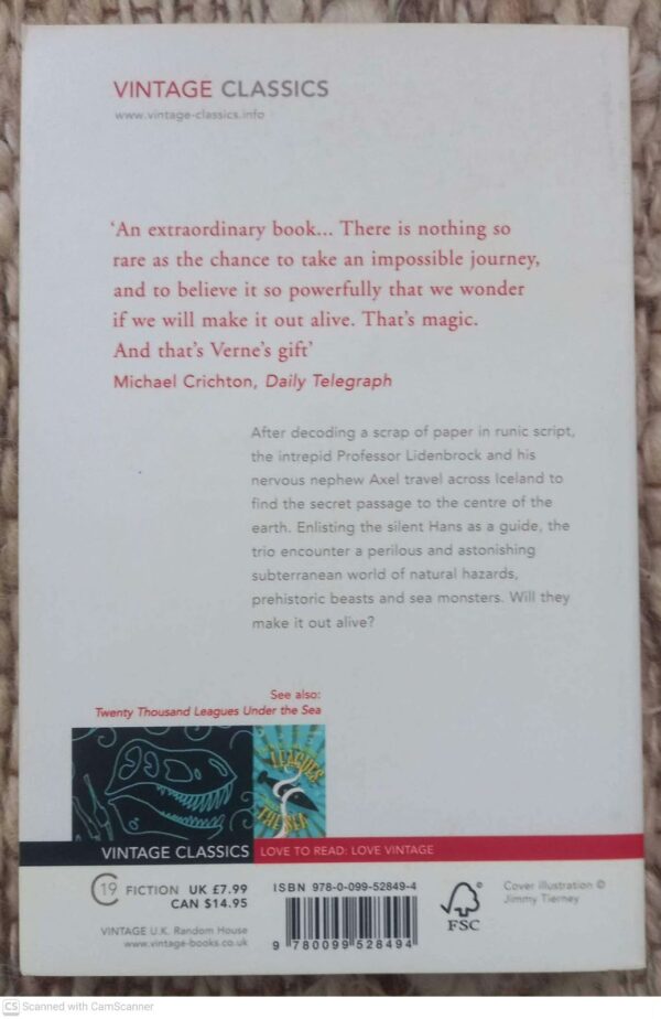 Journey To The Centre Of The Earth — Jules Verne secondhand book