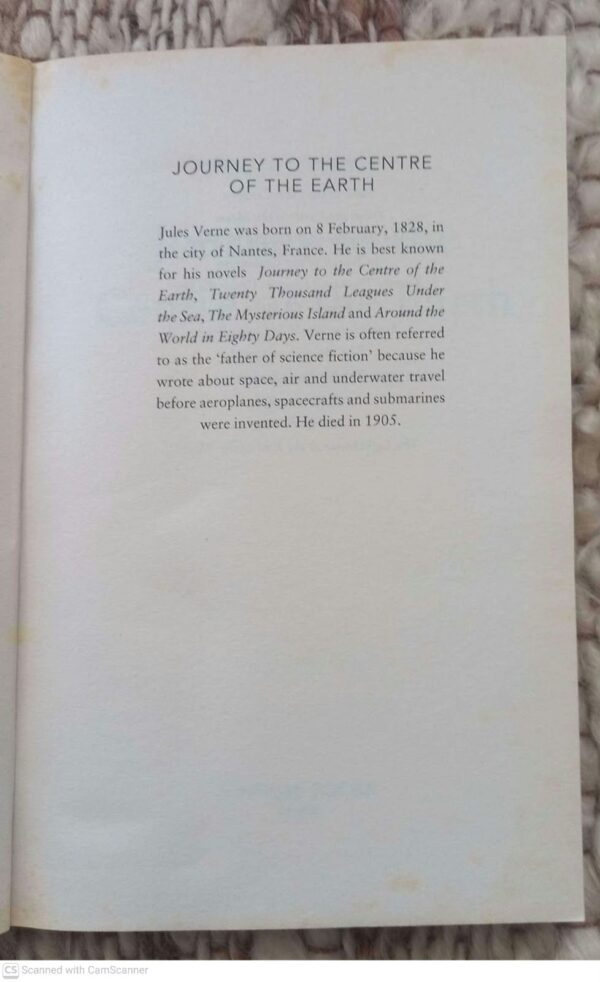 Journey To The Centre Of The Earth — Jules Verne secondhand book