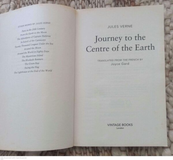 Journey To The Centre Of The Earth — Jules Verne secondhand book