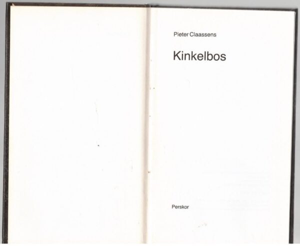 Kinkelbos — Pieter Claassens secondhand book