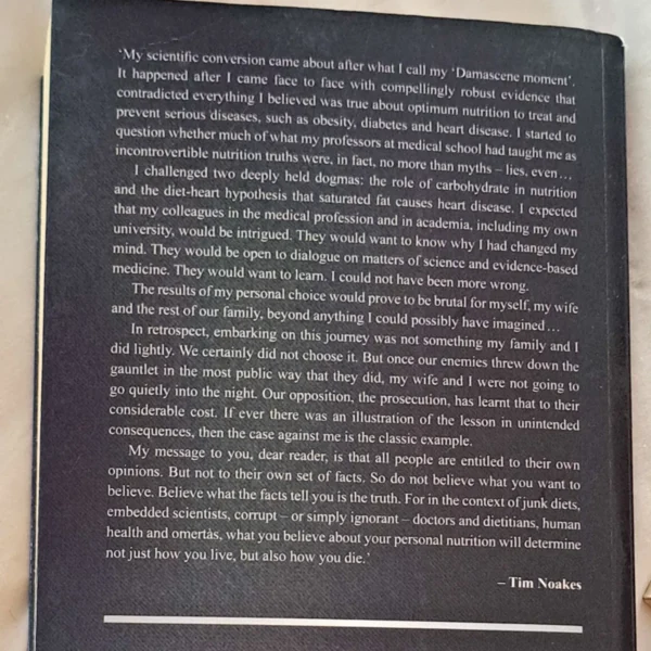 Lore Of Nutrition: Challenging Conventional Dietary Beliefs – Tim Noakes, Marika Sboros secondhand book