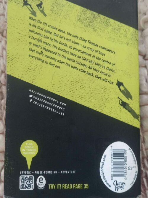 The Maze Runner – James Dashner secondhand book