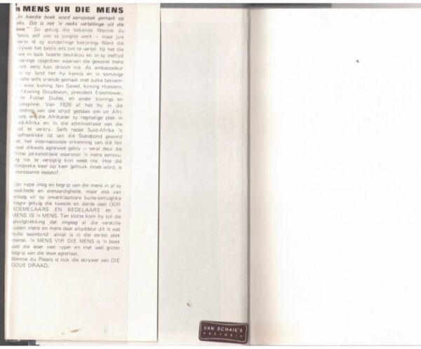 Mens vir die Mens3 Mens Vir Die Mens — Wennie Du Plessis secondhand book