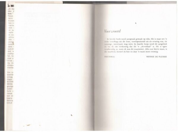 Mens vir die Mens6 Mens Vir Die Mens — Wennie Du Plessis secondhand book