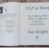 NLP At Work: Neuro-Linguistic Programming — Sue Knight secondhand book