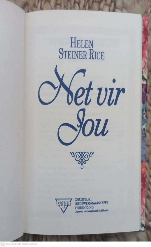 Net Vir Jou: ‘n Spesiale Versameling Besielende Verse — Helen Steiner Rice secondhand book